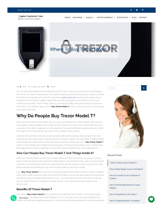 where to buy trezor model t