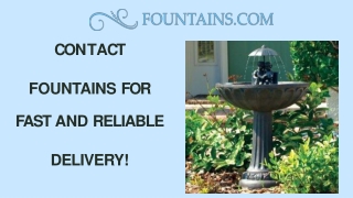 Water Features - FOUNTAINS