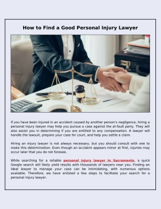 How to Find an Experienced Personal Injury Attorney?