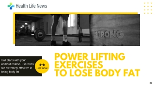 Power Lifting Exercises to Lose Body Fat