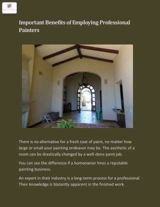 San Diego House Painters Are Indeed Craftsmen Who Gift You A Home That Wins Prai