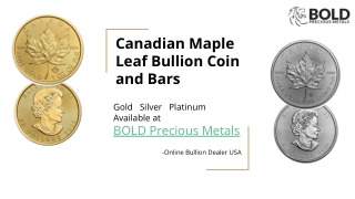 Canadian Maple Leaf Gold & Silver Coin