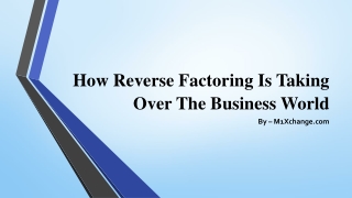 Reverse Factoring India