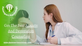 Get The Best Anxiety And Depression Counseling