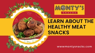 Healthy Meat Snacks - Montysnacks