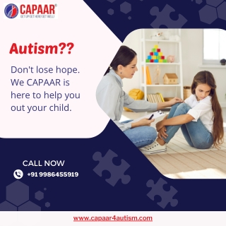 My child has autism | Best Autism Centre in Bangalore | CAPAAR