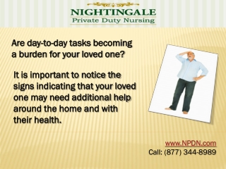 NPDN Offers Quality Senior Home Care for Your Elder Loved 1
