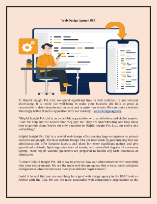 Web design agency usa