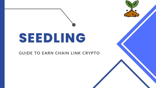 Guide To Earn Chain link Crypto