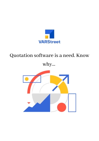 Quotation software is a need. Know why…