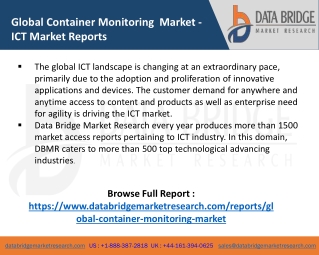 Global Container Monitoring