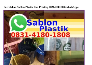 Percetakan Sablon Plastik Dan Printing ౦8ᣮI_ᏎI8౦_I8౦8{WA}