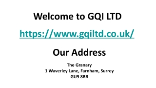 GQI LTD - Advising individuals for over thirty years