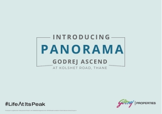 Godrej Panorama Kolshet Road Thane Brochure