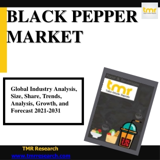 What are the emerging trends across the Black Pepper Market?