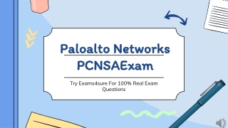 Exam PCNSA Tutorials