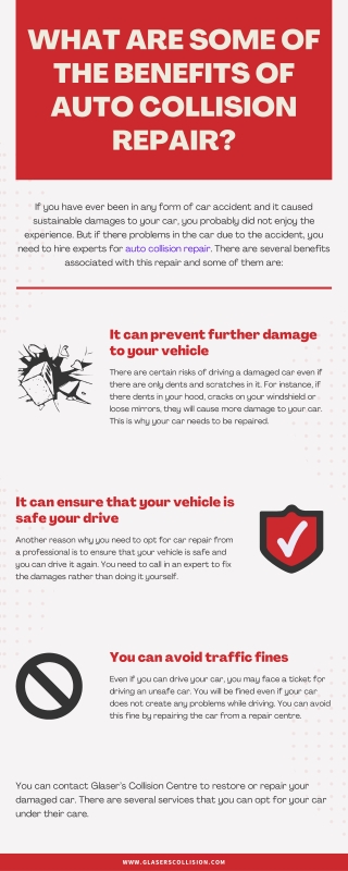 What are Some Of the Benefits of Auto Collision Repair