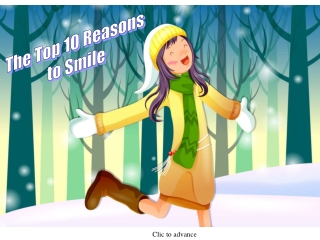 Top 10 reasons to smile !