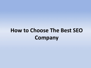 SEO Company in India