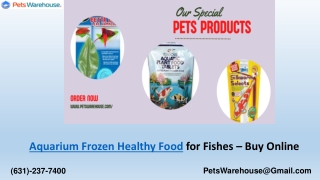 Frozen Fish Food - Pets Warehouse Superstore
