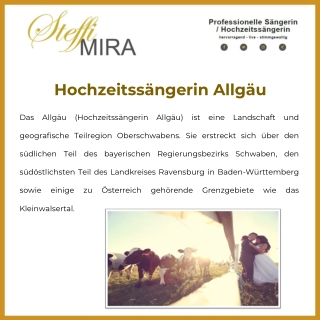 Hochzeitssängerin Allgäu - Steffi Mira