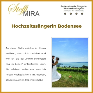 Hochzeitssängerin Bodensee - Steffi Mira