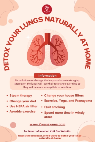 8 Ways to Detox Your Lungs Naturally at Home