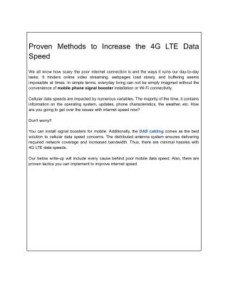 Proven-Methods-to-Increase-the-4G-LTE-Data-Speed-PDF