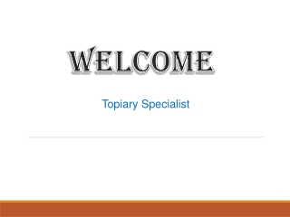 Best Topiary Specialist in Copthorne