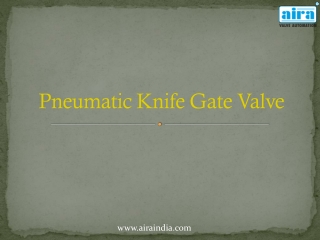 Pneumatic Knife Gate Valve