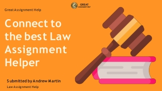 Connect to the best Law Assignment Helper