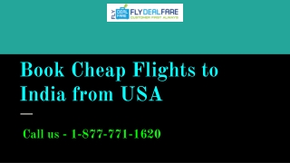 Book Cheap Flights to India from USA