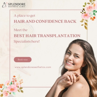 Best Hair Loss Treatment in HSR Layout | Splendore Aesthetic Clinic