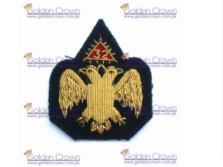 32 Degree Bullion Wire Badge