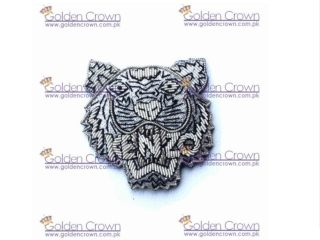 Silver Bullion wire Badges kenzo