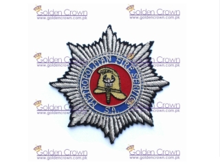 SA Metropolitan Fire Service Bullion Wire Badge