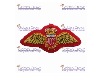 Bullion Embroidered Military Uniform Wing Badges