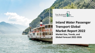 Inland Water Passenger Transport Market 2022 - 2031
