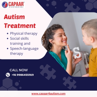 Common Autism Treatments | Best Autism Treatment in Bangalore | CAPAAR