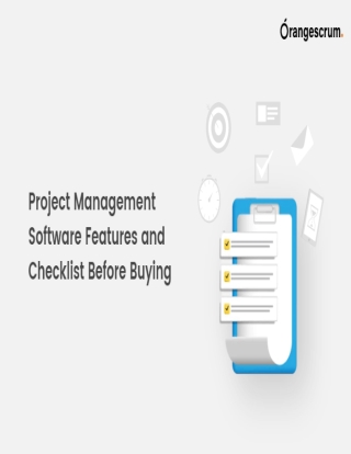 A Checklist and Features for Buying Project Management Software