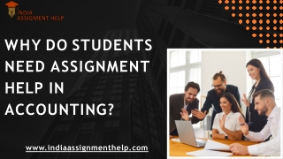Why Do Students Need Assignment Help in Accounting