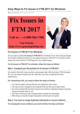 Fix Issues in FTM 2017 for Windows | Ultimate Guide [2022]