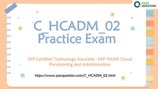 SAP C_HCADM_02 Practice Test Questions