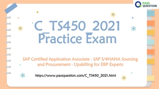 SAP C_TS450_2021 Practice Test Questions