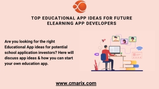 Top Educational App Ideas For Future eLearning App Developers