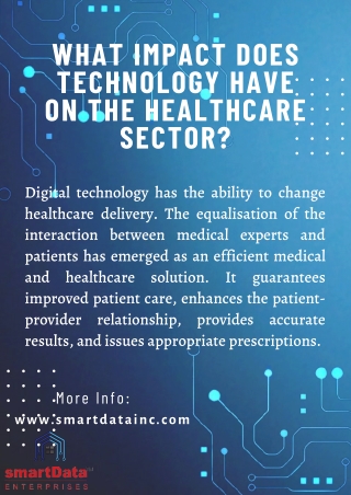 Impact of Technology on Healthcare Sector