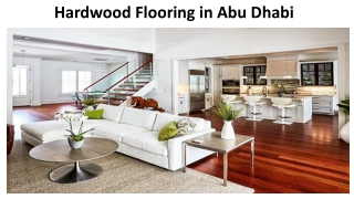 Hardwood Flooring in Abu Dhabi