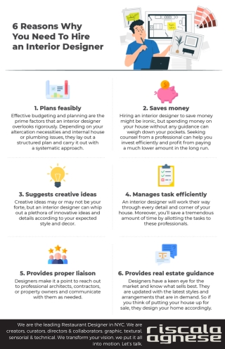 Six Reasons Why You Need To Hire an Interior Designer
