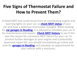 Five Signs of Thermostat Failure and How to Prevent Them?