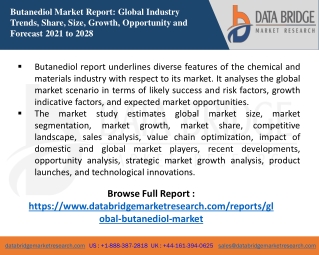 Butanediol Market